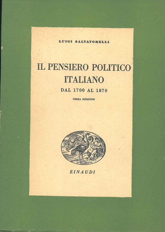 Il pensiero politico italiano dal 1700 al 1870