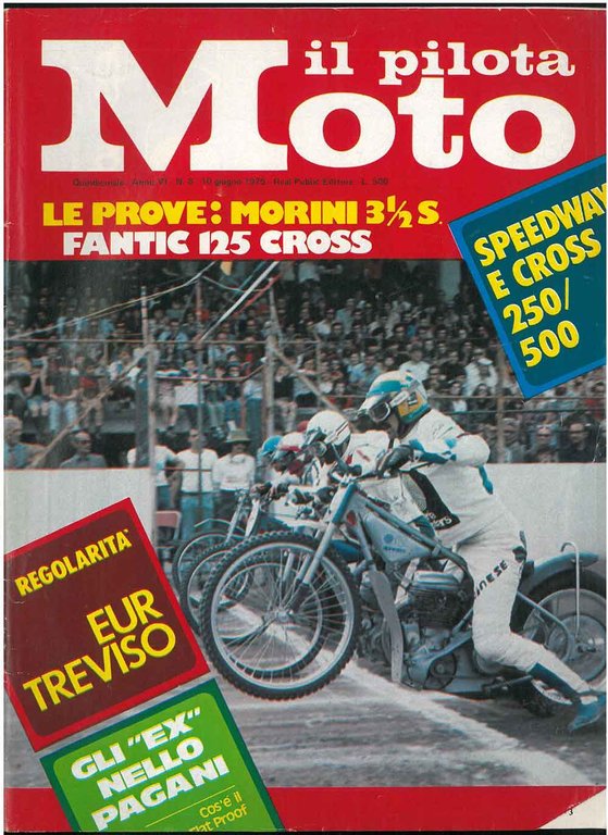 Il pilota moto. Quindicinale. Anno VI, n. 8, 10 giugno …