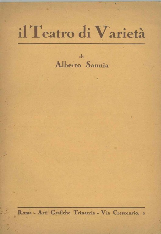 Il teatro di Varietà