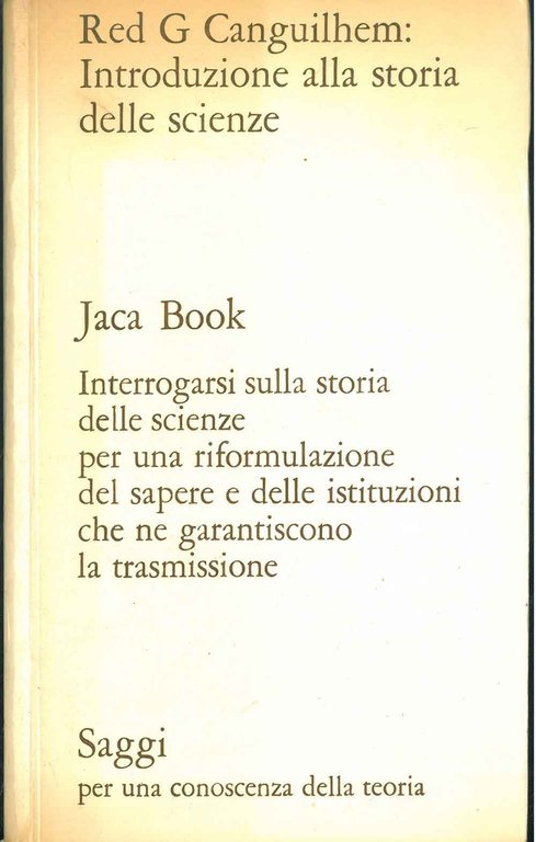 Introduzione alla storia delle scienze