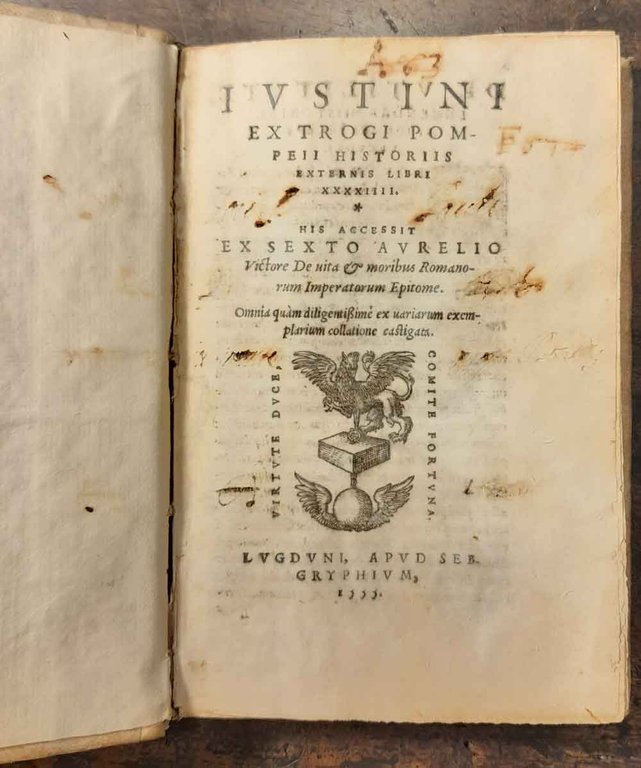 Iustini Ex Trogi Pompeii historiis externis libri 44. His accessit …