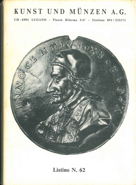 Kunst und munzen A.G. - Listino N 62