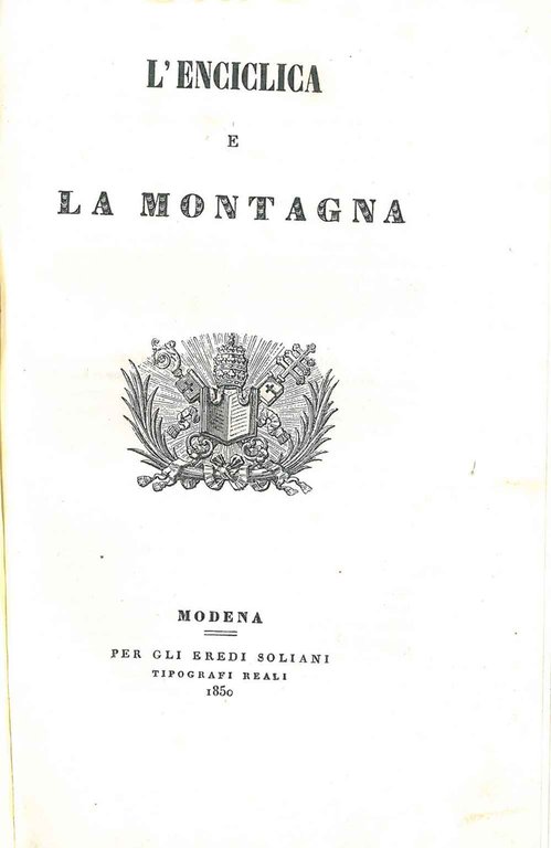 L' enciclica e la montagna