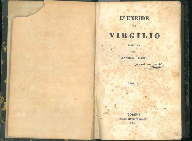 L'Eneide di Virgilio tradotta da Annibal Caro. Tomo I e …