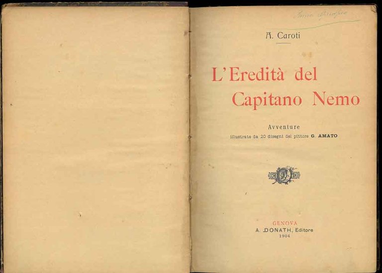 L'Eredità del Capitano Nemo. Avventure illustrate da 20 disegni del …
