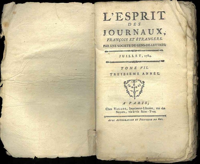 L'Esprit des journaux, francois et étrangers. Par une société de …