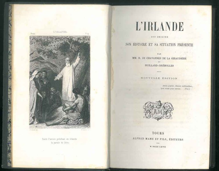 L'Irlande son origine, son histoire et sa situation présente. Nouvelle …