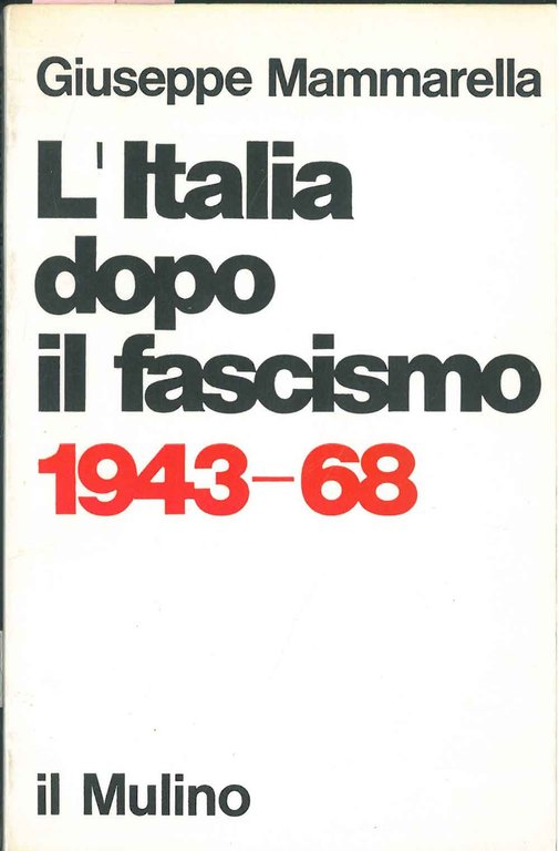 L' Italia dopo il fascismo 1943-68