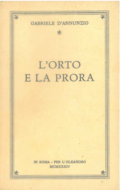 L' orto e la prora