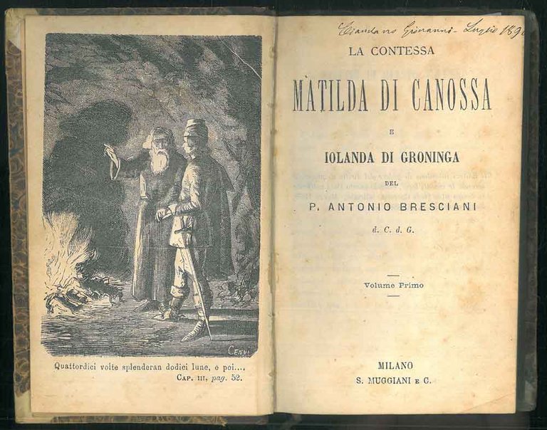 La contessa Matilde di Canossa e Iolanda di Groniga. Opera …