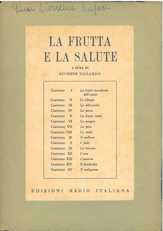 La frutta e la salute