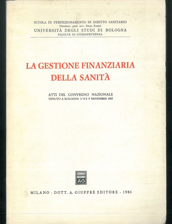 La gestione finanziaria della sanità