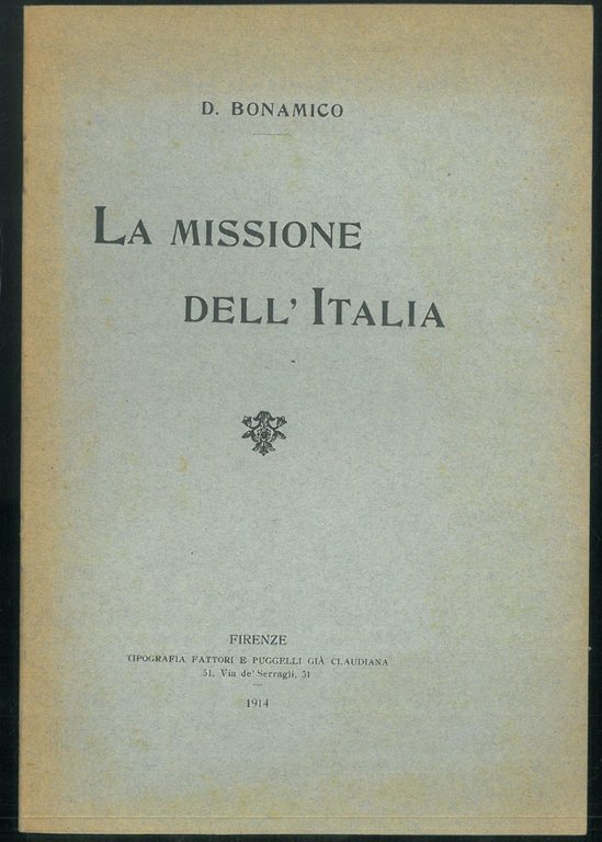 La missione dell'Italia