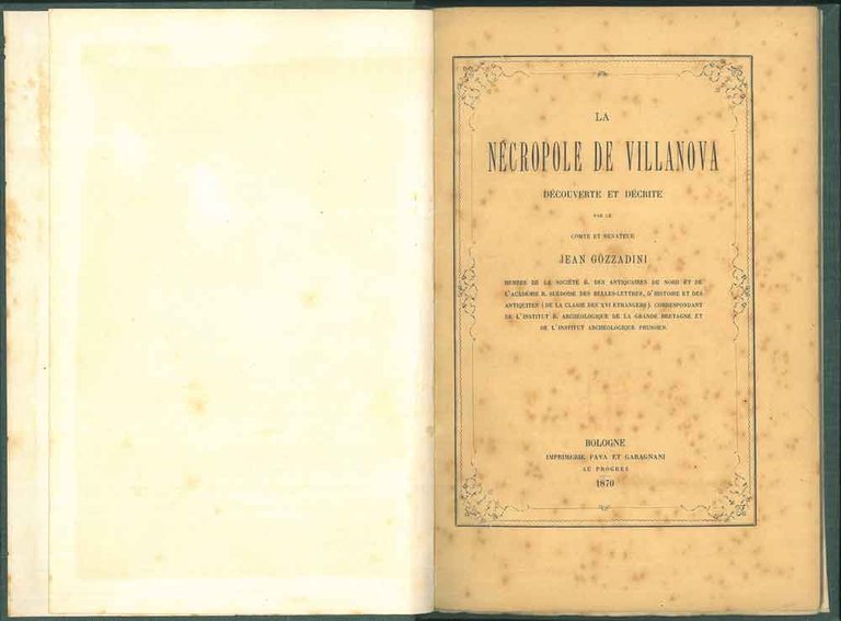 La Nécropole de Villanova.