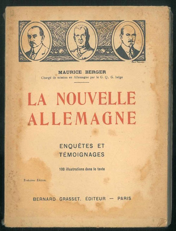 La nouvelle Allemagne; Enquetes et temoignages