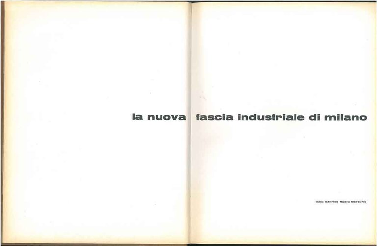 La nuova fascia industriale di Milano