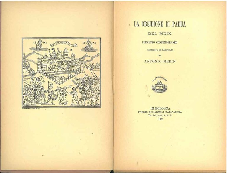 La obsidione di Padua del MDIX. Poemetto contemporaneo ristampato ed …