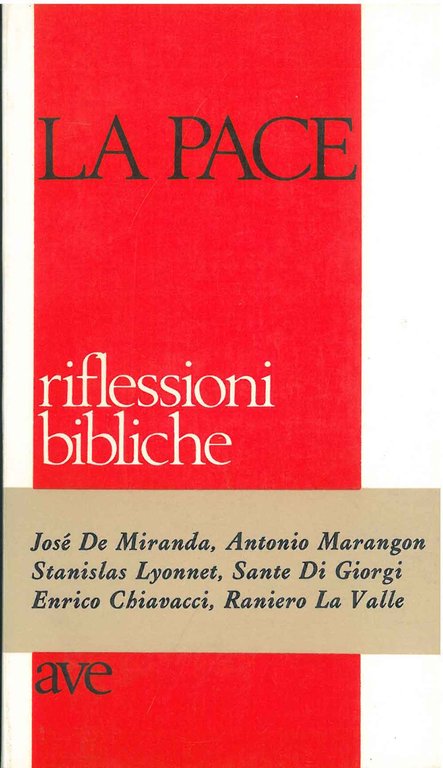 La pace. Riflessioni bibliche