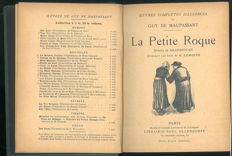 La petite rocque. Dessins de Grandjouan. Gravure sur bois de …