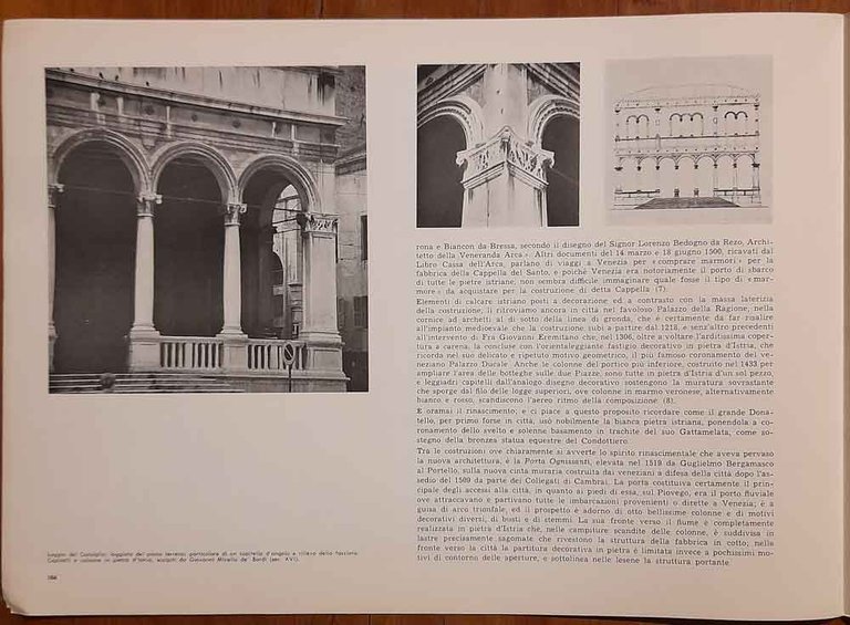 La pietra d'Istria in Padova. Estratto da "marmo tecnica architettura"