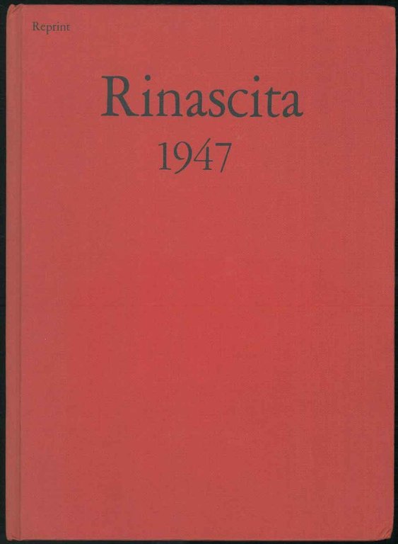 La Rinascita. 1947.