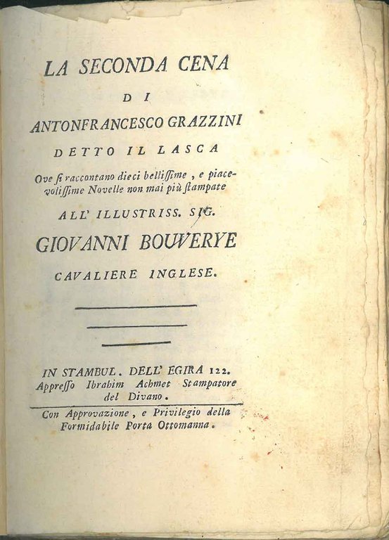 La seconda cena di Antonfrancesco Grazzini detto il Lasca ove … | Immagine Gallery 2