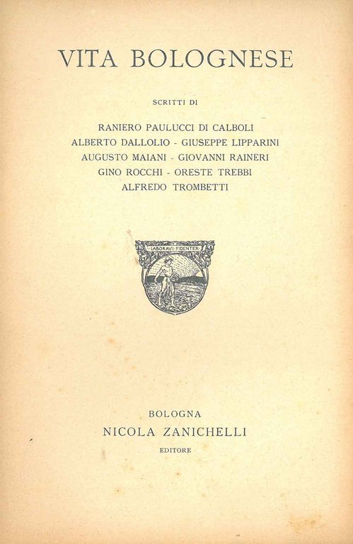 La strenna delle colonie scolastiche estive bolognesi. Anno XXXI - …
