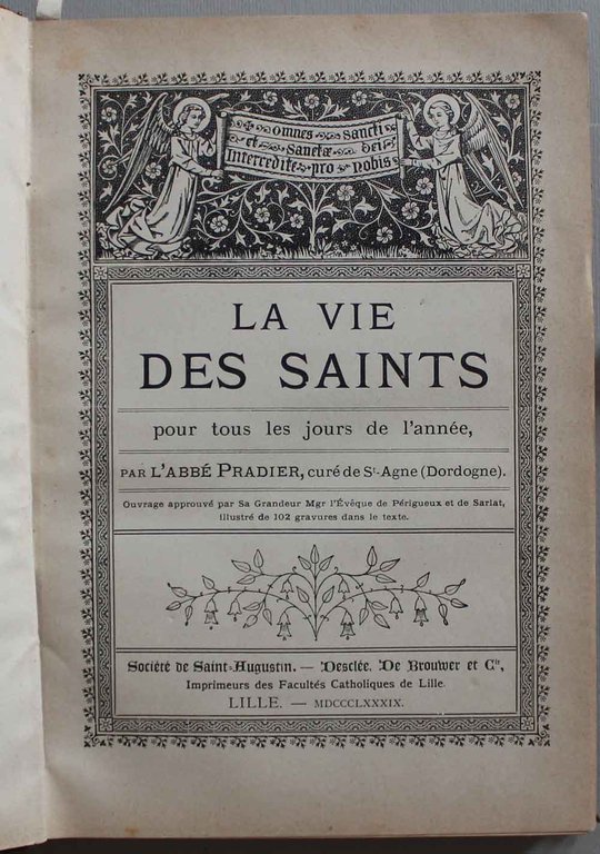 La vie des saints pour tous les jours de l'année
