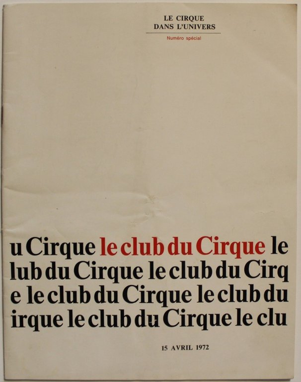 Le club du Cirque