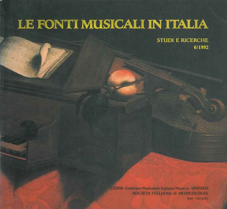 Le fonti musicali in Italia. Studi e ricerche. Periodico di …