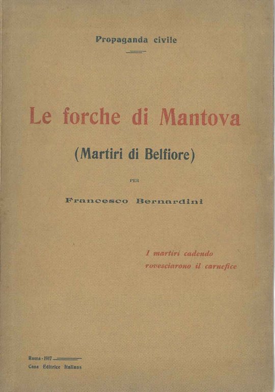 Le forche di Mantova (Martiri di Belfiore)