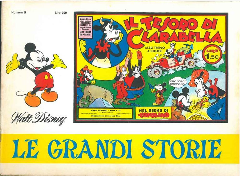 Le Grandi storie. N. 5: Il tesoro di Clarabella