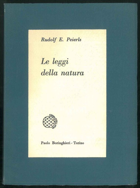 Le leggi della natura. Traduzione di Liliana Ragusa Gilli.