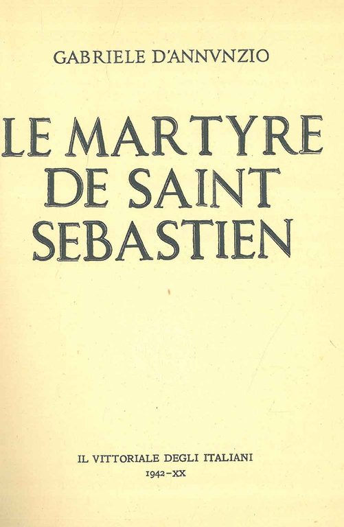 Le martyre de Saint Sebastien
