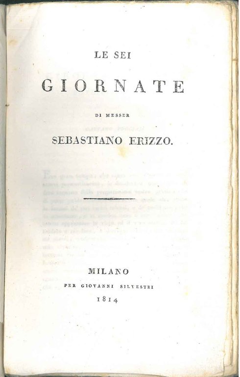 Le sei giornate