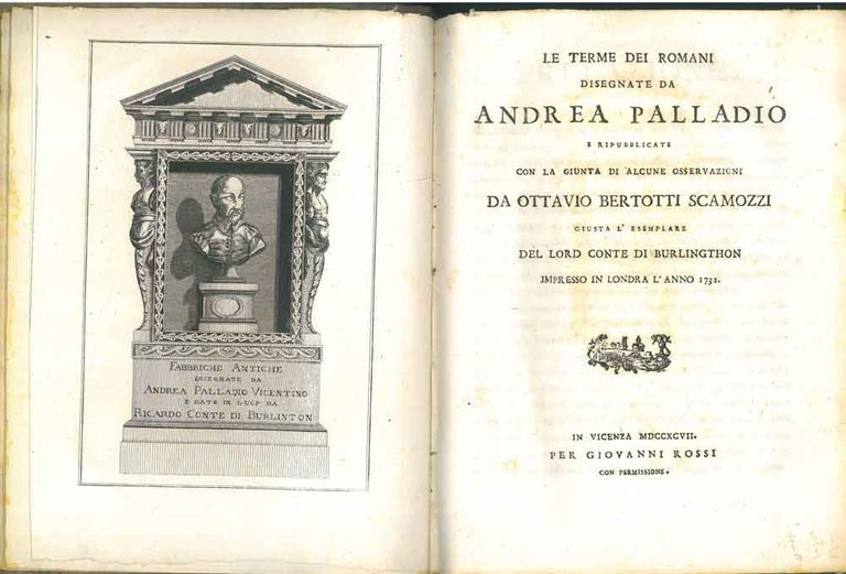 Le terme dei romani disegnate da Andrea Palladio e ripubblicate …