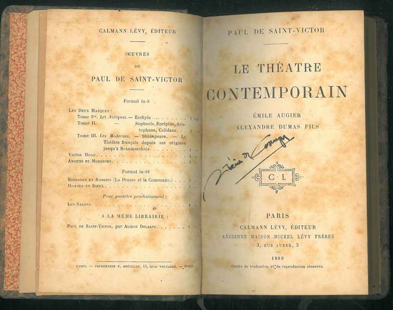 Le theatre contemporain