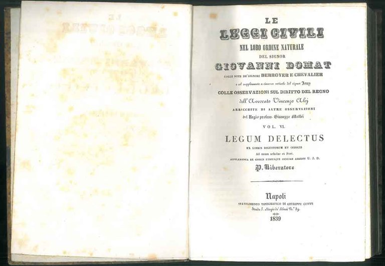 LEGUM DELECTUS ex libris digestorum et codicis. Ad usum scholae …