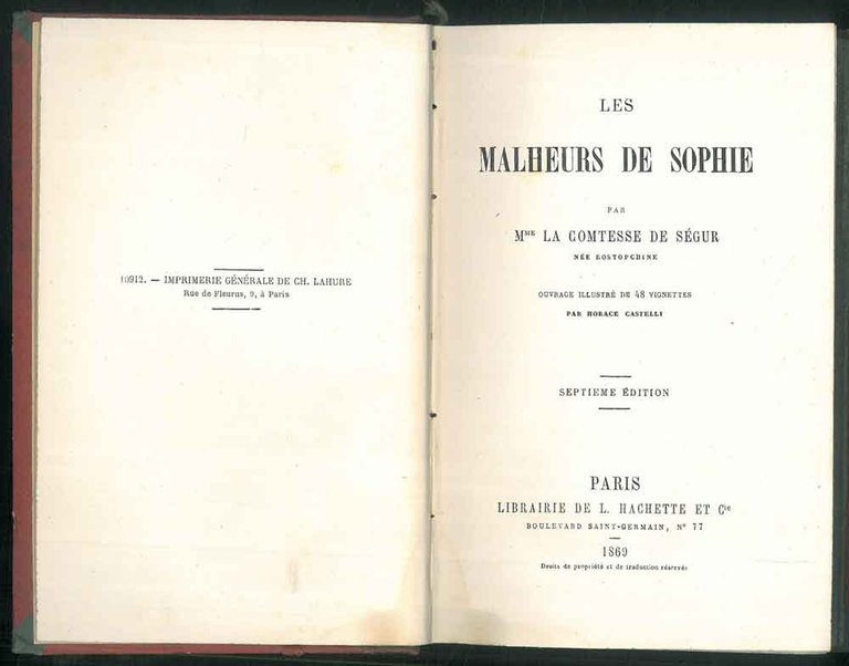 Les malheurs de Sophie. Ouvrage illustré de 48 vignettes par …