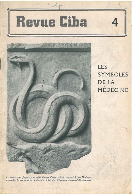 Les symboles de la médecine. Revue Ciba
