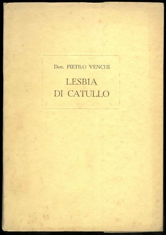 Lesbia di Catullo.