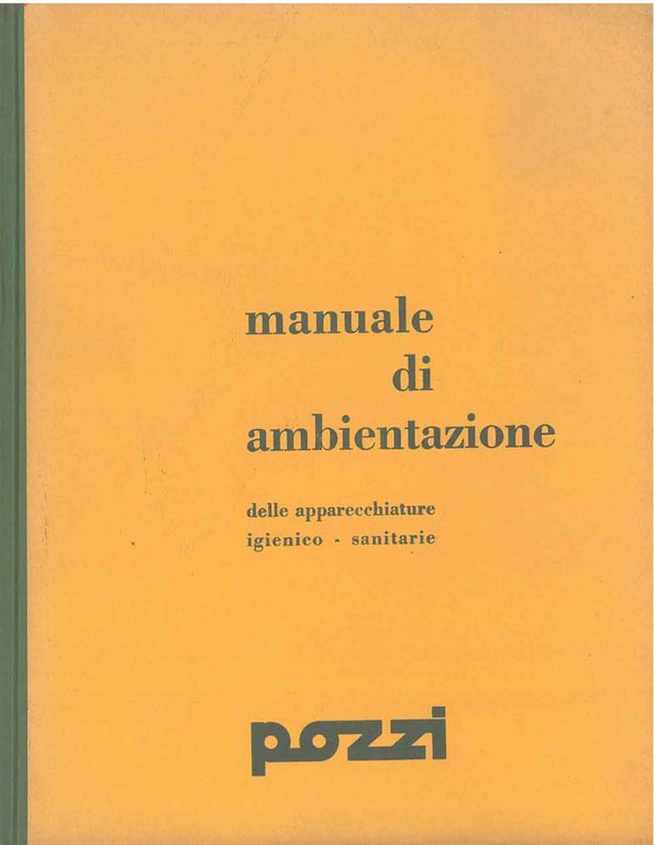 Manuale di ambientazione delle apparecchiature igienico-sanitarie