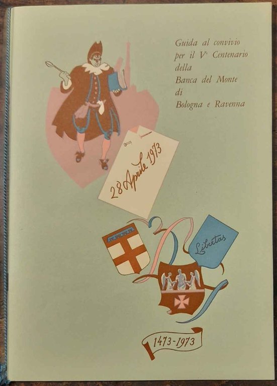 Menu. Guida al convivio per il V° Centenario della Banca …
