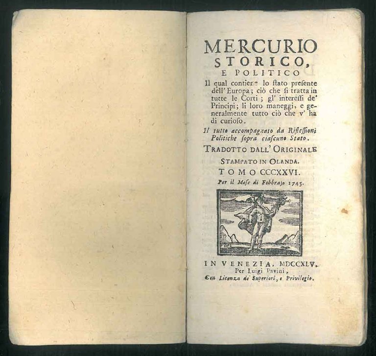 Mercurio storico e politico il quale contiene lo stato presente …