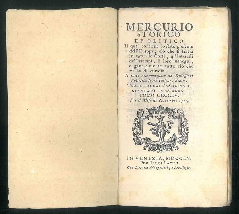 Mercurio storico e politico il quale contiene lo stato presente …