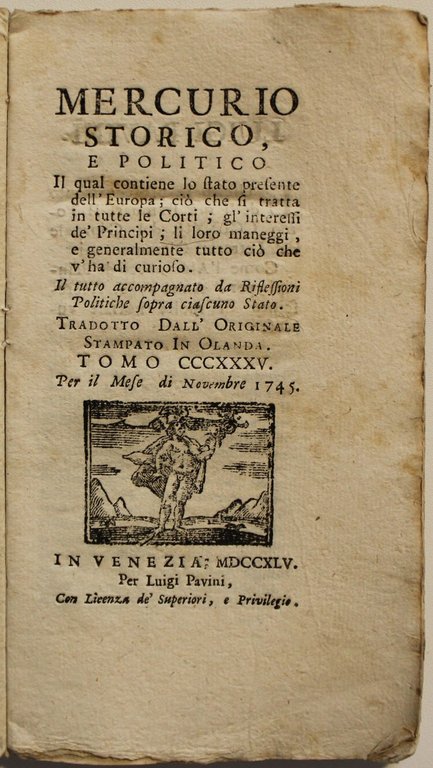 Mercurio storico e politico in qual contiene lo stato presente …