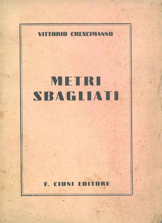 Metri sbagliati