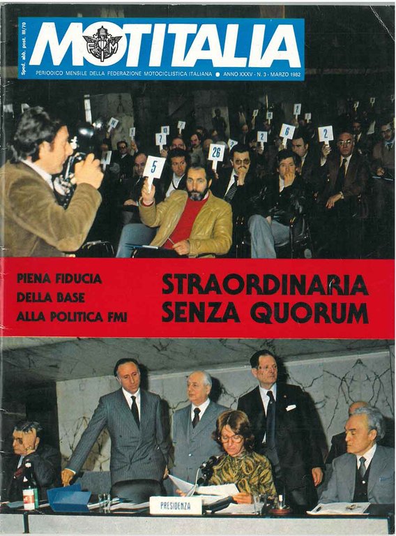 Motitalia. Periodico mensile della federazione motocliclistica italiana. Anno XXXV, n. …