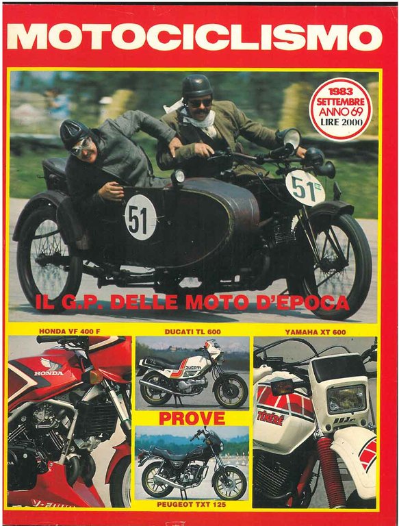 Motociclismo. Rivista mensile, Anno 69, settembre 1983