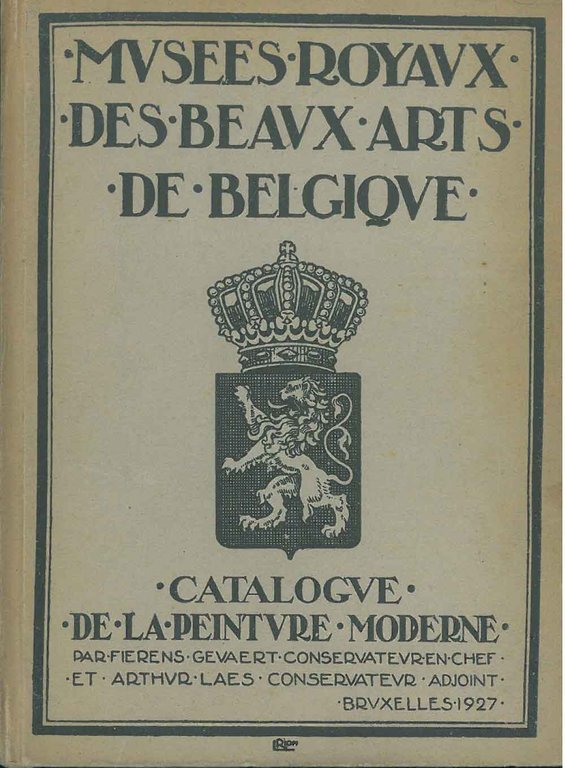 Musées Royaux des beaux-arts de Belgique : catalogue de la …